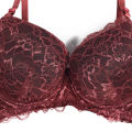 Maroon Soft Comfortable Net Pushup Foam Bra for Sexy Women & Girls.. 