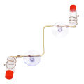 The uction cup transparent bird feeder is durable and easy to clean. The bird feeding tation.