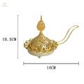 Burner Ornament Decor Cone Holder for Office Ramadan Bedroom 10.5x14cm.