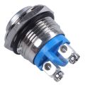 16mm High Round High Round Momentary Metal Push Button Switch. 