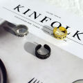 Original trendy brand rings, European and American fashion, digital latitude and longitude, horizon circles, couple rings, student men's and women's tail rings.