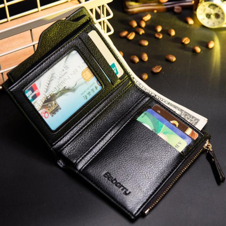 Baborry%20Wallet%20Men%20Bifold%20credit%20Card%20Holder%20Wallet%20RFID%20Blocking%20Short%20Purse%20For%20Men%20Portemonnee%20Male%20-%20Image%205