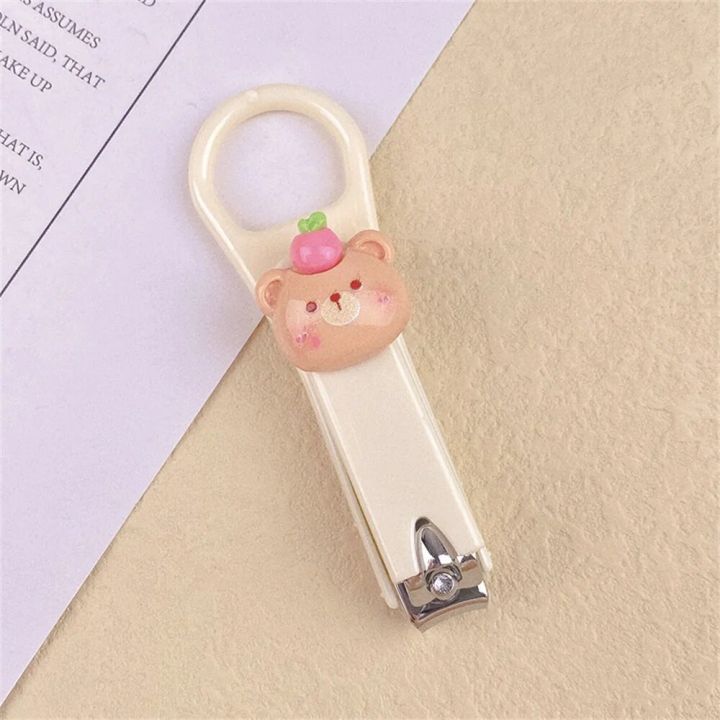 Cute%20Cartoon%20Nail%20Clippers%20Creative%20Bear%20Bow%20Animal%20Fingernail%20Cutter%20Cream%20Color%20Folding%20Anti-splash%20Manicure%20Nail%20Scissors%20-%20Image%207