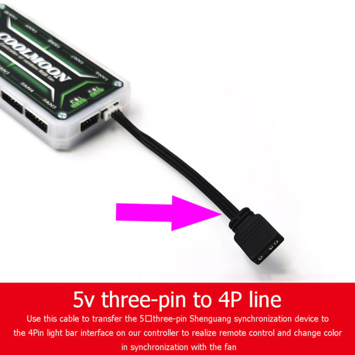 ARGB%203%20Pin%20To%204%20Pin%20Connector%20Cable%20%7C%20Fan%20Controller%20Adapter%20Cable%20%7C%20argb%20%7C%20Cable%20%7C%20argb%20%20Controller%20Cable%20%7C%204%20Pin%20%7C%203%20Pin%20%7C%20Hub%20Cable%20%7C%20argb%20Adapter%20Cable%20-%20Image%204
