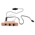 Cajon drum sound hole pickup microphone for use with volume control 6.35mm - color.