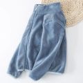 Corduroy Jacket For Boys Winter Plush Lapel Warm Outwear Children Clothing For Baby Boys Thicken Lambswool Jackets 1-5 Years. 