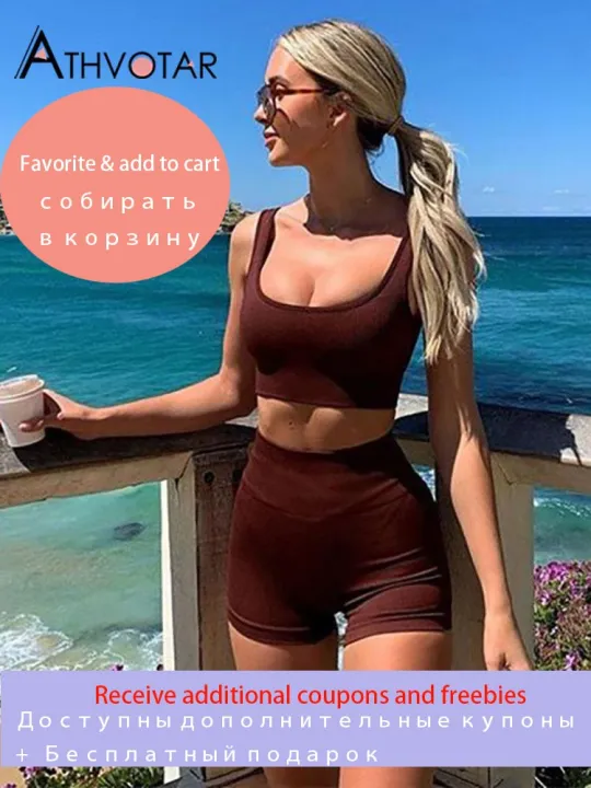 ATHVOTAR%20Women%20Sports%20Shorts%20Seamless%20Knit%20Ribbed%20Cycling%20Shorts%20Female%20Pants%20Push%20Up%20Elastic%20Summer%20Fitness%20Gym%20Shorts%20-%20Image%204