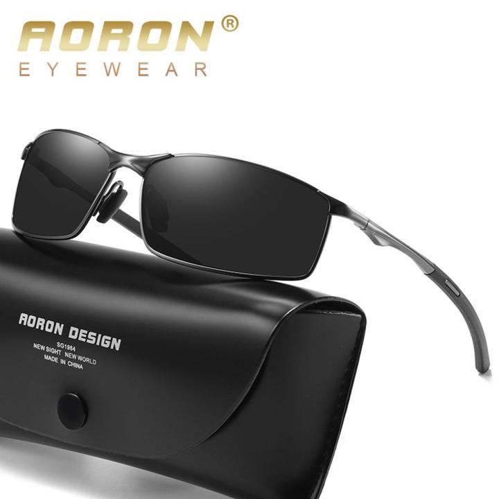 Aoron%20Polarized%20Sunglasses%20Mens/Women%20Driving%20Mirror%20Sun%20Glasses%20Metal%20Frame%20Goggles%20UV400%20Anti-Glare%20Sunglasses%20Wholesale%20-%20Image%202