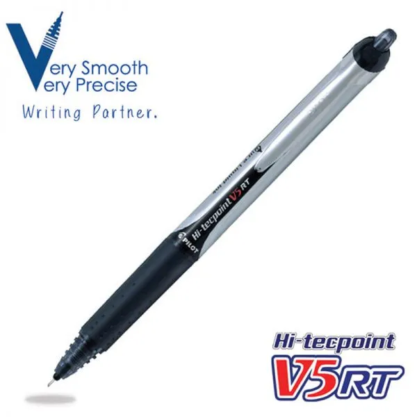 PILOT%20V5%20RT%20Retractable%20Liquid%20Ink%20Rollerball%200.5%20mm%20(Single%20Pen)%20-%20Image%202