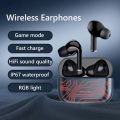 Awei T29 Pro Bluetooth 5.1 IP67 Waterproof TWS Gaming Earbuds With RGB Color Lighting Charging Case. 