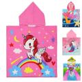 Poncho Kids Unicorn Baby Dinosaur Bathrobe Hooded Children Microfiber Animal Boys Girl Towel Robe Toddler Beach Swim Cloak Towel. 
