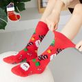 3/6/8/12 Pairs Random Unisex Novelty Christmas Socks Funny Santa Claus Snowflake Crew Socks For women and Men's Christmas Gifts. 