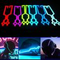 Happybuyner Bike Helmet LIght Outdoor Fashion LED Lights Motorcycle Helmet Kit Night Riding Signal Flashing Stripe Bar.