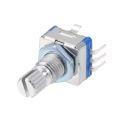 360 Degree Rotary Encoder Code Switch EC11 5 Pins 15mm Shaft 10Pcs. 