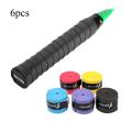 6pcs Badminton Racket Grip - Multicolor. 