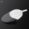 Portable Bed Pan with Guard with A Handle Load Bearing Bedridden Urinal for Home Elderly Men.