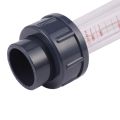 LZS-25 Flow Meter Plastic Tube Type 300-3000L/H Water Rotameter Liquid Flowmeter Measuring Tools For Chemical Light. 