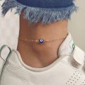 Simple Heart Anklets Female Barefoot Sandals Foot Jewelry Leg Anklet On Foot Ankle Bracelets For Women Bohemian Beach Leg Chain.