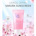 Japan Sakura Sunscreen SPF 50pa+++ - 50gm. 