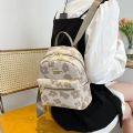 PU Leather Shoulder Mini Small Backpack Multi-Function Ladies Phone Pouch Pack Flower Print Ladies School Backpack Bag for Women.