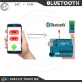Bluetooth Module HC-06 Integrated Wireless Bluetooth Adapters Module Serial Port 4 Pin HC06 Master-slave Board For Arduino and Electronics Project.. 