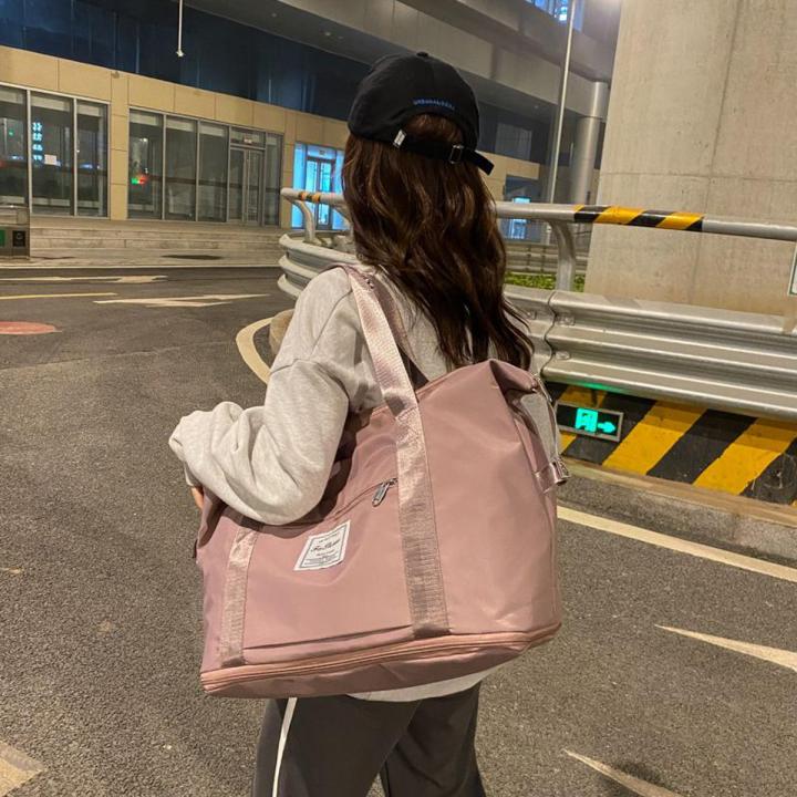 Multifunctional Travel Bag Large Capacity Bag Dry Wet Separation Shoulder Bag Handbag Lightweight Backpack Maternity Bag