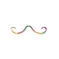 Septum Mustache Ring Body Piercing Jewelry for Women Men 14G 16G 316L Surgical Steel Nose Stud. 