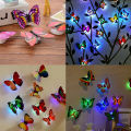 Butterfly shaped home decorating wall light | Color changing LED Wall Sticker. 