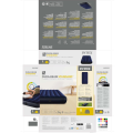 INTEX Dura-Beam Single Air Mattress (75x39x9 Inch) | Semi Double Portable Inflatable Bed with Flocked Comfort Surface | Best Guest Bed for Home, Camping, Outdoor Travel + FREE High-Power Electric Pumper. High Load Capacity 300 LBS + Comfortable Sleeping. 