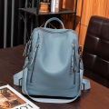 Women's bapa 2023 new orean ersion retro large capty soft leather texture casual outdoor trael bapa women's bag.