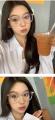 Anti Blue Light Student Women Glasses Retro Wooden Myopia Glasses Transparent Glasses Frame Flat Glasses Unisex.