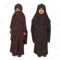Baby Khimar / Kheemar Borka Adjusted Niqab Hijab With Skirt Full Set For, Baby, teenage & 4-20 years any Girl (Dubai Cherry Cloth). 