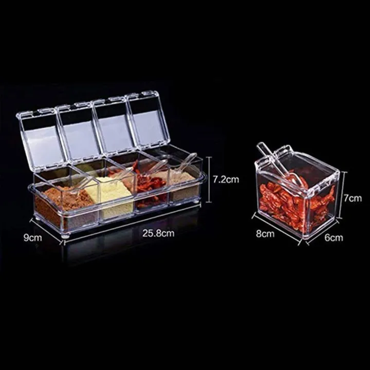 4pcs%20Crystal%20Clear%20Seasoning%20Box%20Acrylic%20Spice%20Rack%20Storage%20Condiment%20Jars%20Containers%20With%20One%20Spoon%20For%20Kitchen%20Organization%20by%20%20-%20Sara%20Collection%20zone%20-%20Image%206