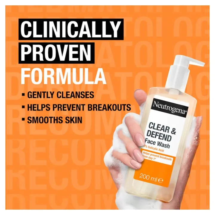 NEUTROGENA%20Clear%20&%20Defend%202%25%20Salicylic%20Acid%20Face%20Wash%20200ml%20-%20Oil%20Free%20Face%20Wash%20-%20Image%205
