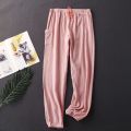 Ladies Fashionable pant Cotton Crepe 100% New Pajamas Pant for Women Casual Spring Autumn Home Wear Trousers Large Size Night Ladies Pajamas Pants.