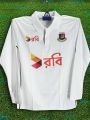 Bangladesh Test Cricket Jersey For Men - Long Sleeve Collar Polo Test Jersey - Bangladesh Cricket Jersey 2026.