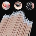 300Pcs Nails Wood Cotton Swab Clean Sticks Bud Tip Wooden Cotton Head Manicure Detail Corrector Nail Polish Remover Art Tool. 