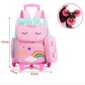 School Wheeled Backpack bag set for girls Trolley Bag with Wheels school Rolling Backpack Bags Kids Rolling Bacpack Trolley Bag.