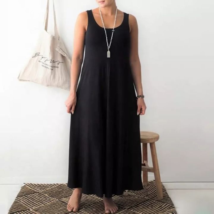 Superb%20Indispensable%20-Quality%20And%20Durablity%20-Women%20Maxi%20style%20Round%20Neck%20Sleeveless%20Maxi%20Plus%20Size%20Women's%20Dresses-%20Innovative%20-%20Image%202