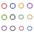 Bike Gear Round/Oval Chain Ring 104BCD Narrow Wide Chainring Positive and Negative 32T/34T/36T/38T Chainwheel Single Speed Road Bike. 