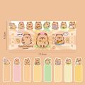 New Cute Cartoon Capybara Index Sticky Book Annotations School Supplies Capybara Note Tabs Sticker Paper Self Adhesive Calendar Marking Labels. 