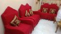 3+1+1 Turkey Sits Furniture Protective wooden model Sofa Cover Maroon Color kater sofa. 