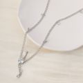 1pc Rhinestone Dangle Belly Button Ring With Waist Chain Drop Pendant Navel Piercing Stainless steel for Women Body Jewelry. 
