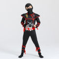 Anime Boys NINJA Cosplay Costume Jumpsuit Outfits Fantasia Children Boys Halloween Performance Samurai Costume Ninja costume.