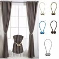 2 Pcs Set Magnetic Pearl Ball Cortinas Holdbacks Buckle Accessory Tiebacks Accesorios Curtain  Hook Holder. 