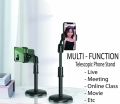 Desktop Mobile Phone Holder Stand 360Â° Rotate For Live Streaming Shoot Youtube Tik Tok Video Round Base  Smartphone - Mobile Stand - Mobile Stand. 