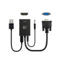 VGA to HDMI Converter Cable Adapter with Audio. 