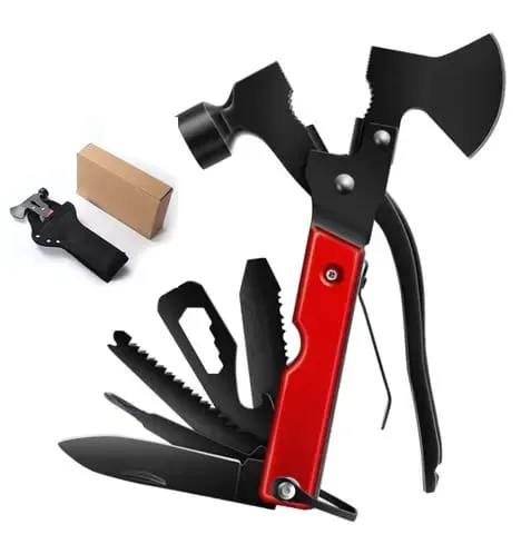 14 in Multi Functional Multi tool Stainless Steel and Wooden