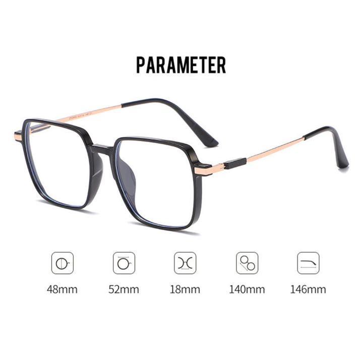 Retro%20Big%20Frame%20Anti-blue%20Light%20Glasses%20Eyewear%20Unisex%20Lightweight%20Square%20Frame%20Blue%20Light%20Blocking%20Glasses%20Transparent%20Square%20Transparent%20Glasses%20for%20for%20Men%20Women%20%20Lenses%20Comfort%20-%20Image%208