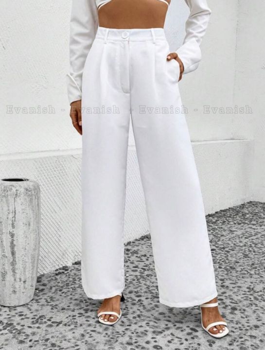 Wide%20Leg%20Plazo%20Pant%20High%20Waist%20Ladies%20Pants%20%7C%20Stretchable%20Trendy%20Formal%20Pants%20-%20Image%204